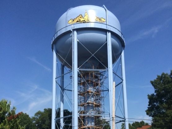 Water tower feature
